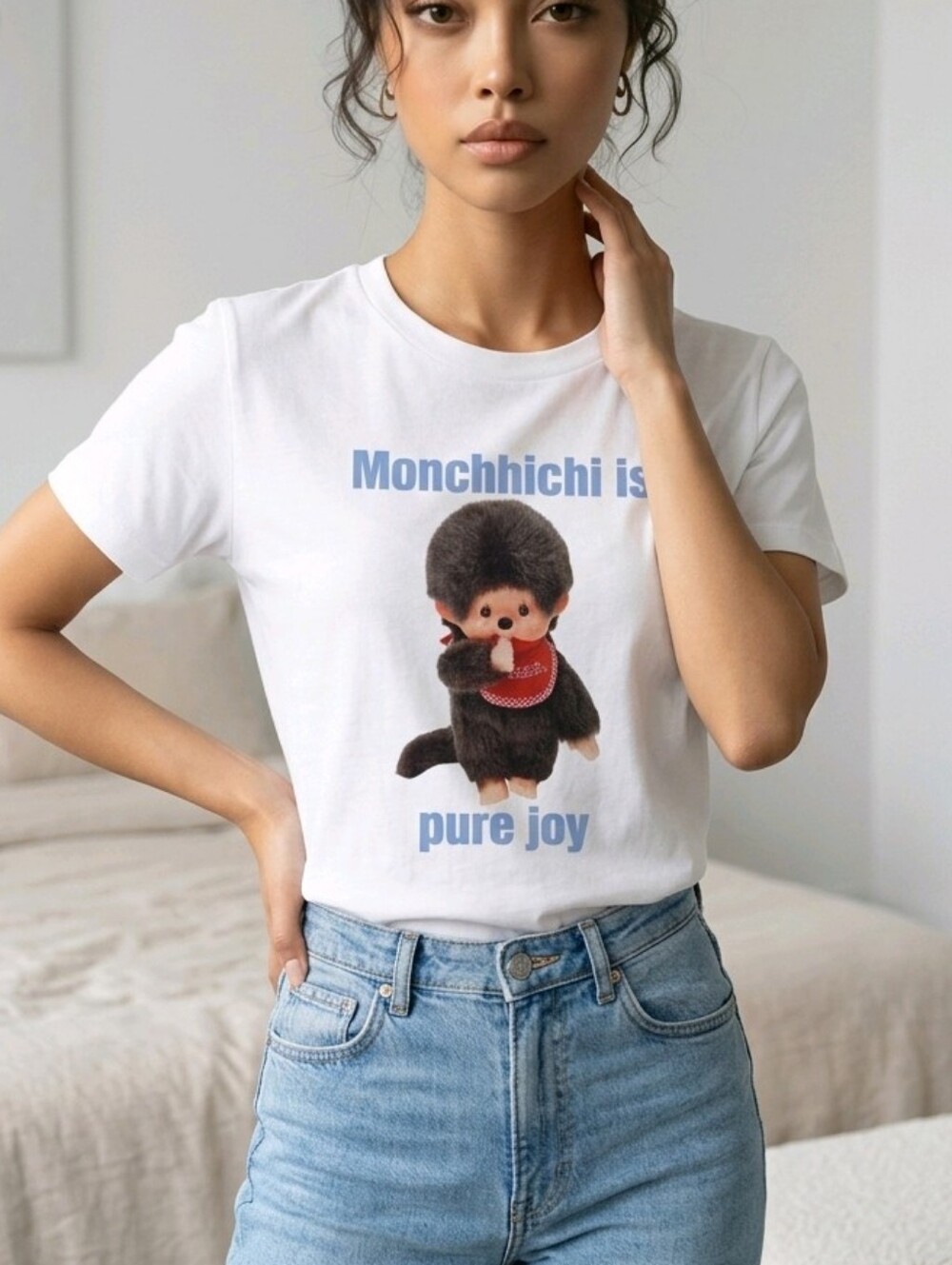 UNIQLO UT Monchhichi “Pure Joy” Graphic T-Shirt | Girls 9–10 | NWT